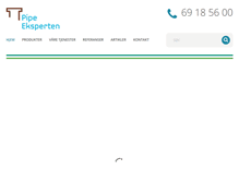 Tablet Screenshot of pipeeksperten.no